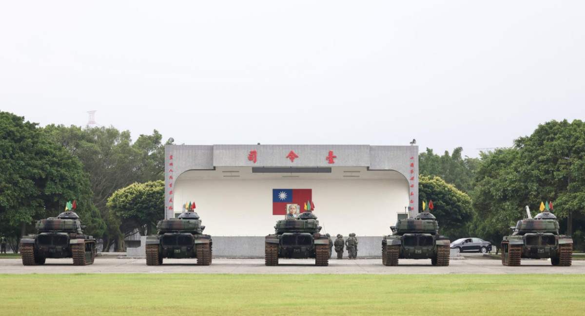 Taiwán desplegó sus tropas ante maniobras militares chinas. Foto: EFE.