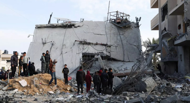 Guerra en Gaza. Foto: Reuters