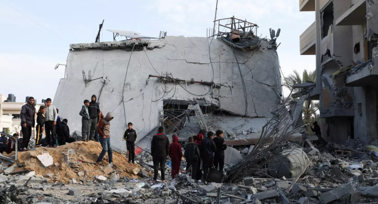 Guerra en Gaza. Foto: Reuters