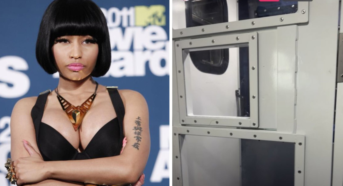 Nicki Minaj fue detenida. Fotos: redes sociales