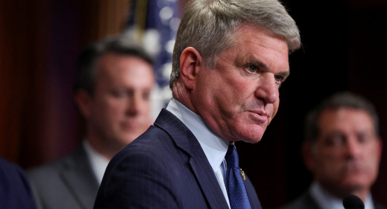 Michael McCaul, republicano de Texas y presidente del Comité de Asuntos Exteriores de la Cámara de Representantes. Foto: Reuters