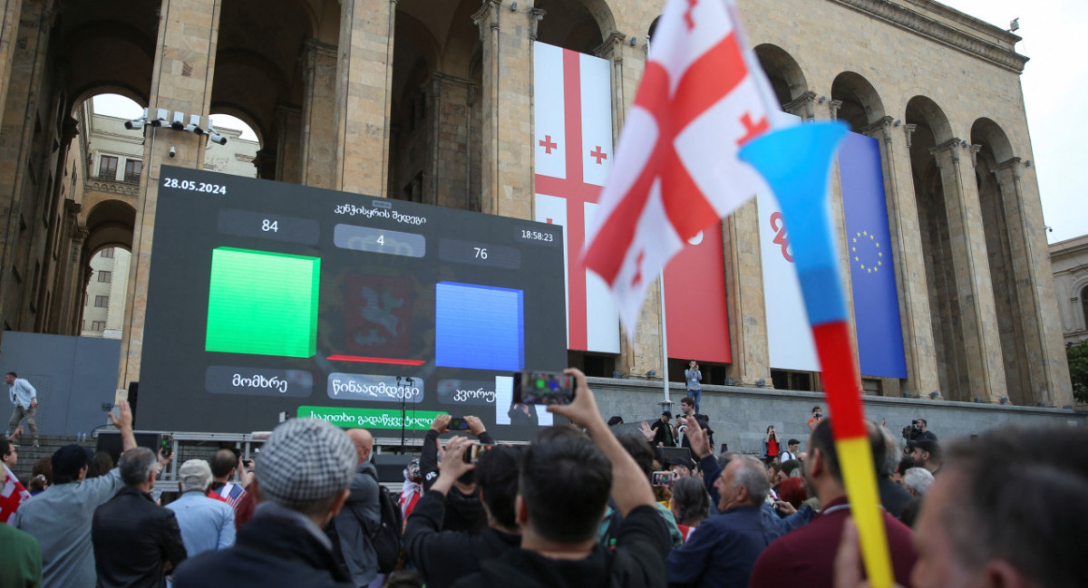 Parlamento de Georgia. Foto: Reuters.