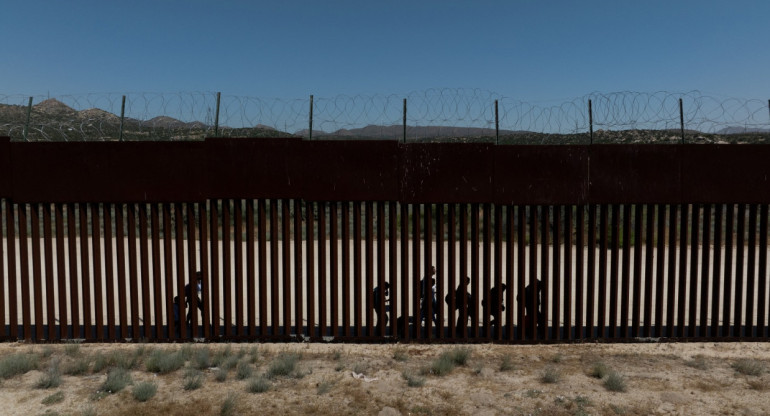 Frontera México-Estados Unidos; migrantes. Foto: Reuters
