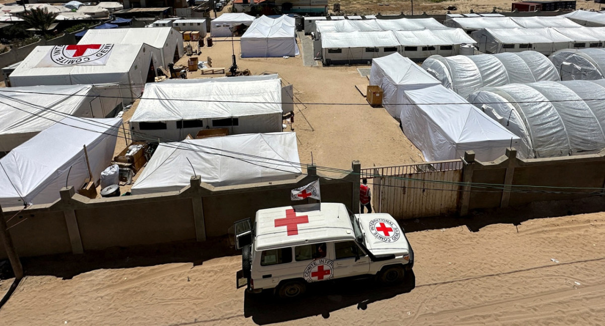 Crisis total en los hospitales de Rafah, Franja de Gaza. Foto: Reuters