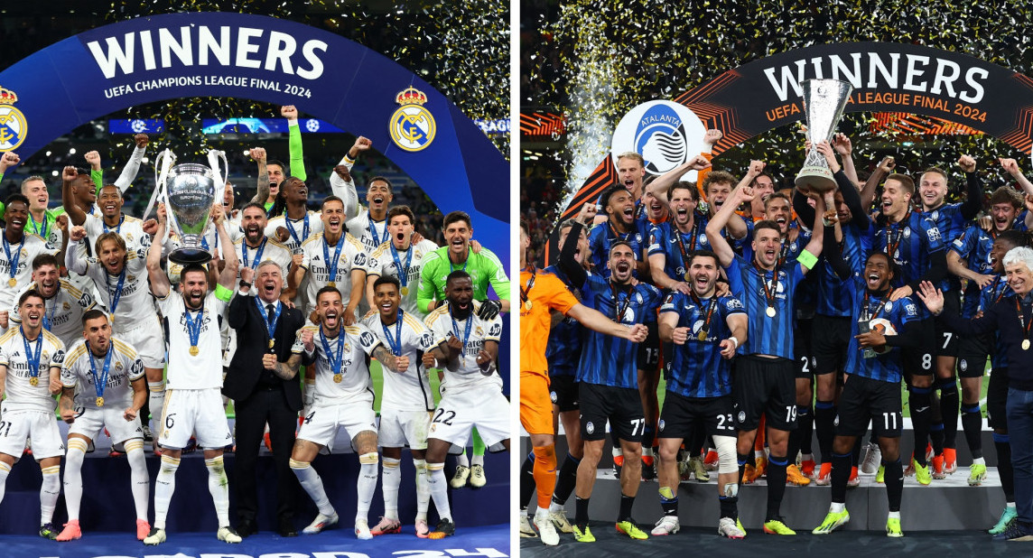 Real Madrid y Atalanta. Foto: Reuters