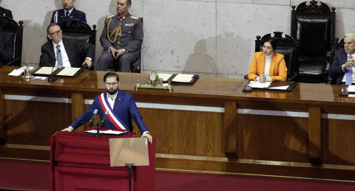 Discurso de Gabriel Boric, Chile. Foto: EFE