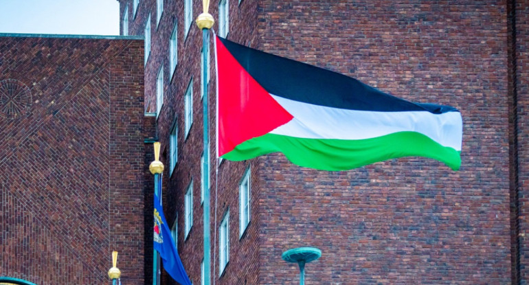Bandera de Palestina. Foto: Reuters.