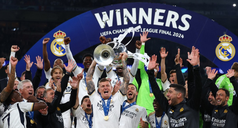 Real Madrid, campeón de la Champions League 2024. Foto: Reuters.