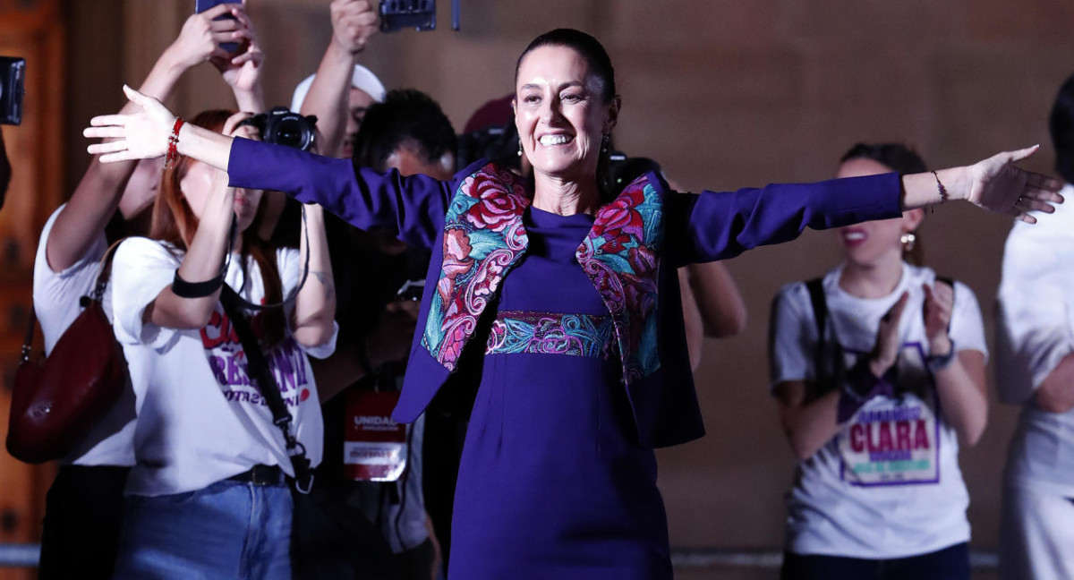 Claudia Sheinbaum, primera mujer presidenta de México. EFE