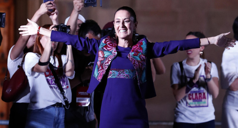 Claudia Sheinbaum, primera mujer presidenta de México. EFE