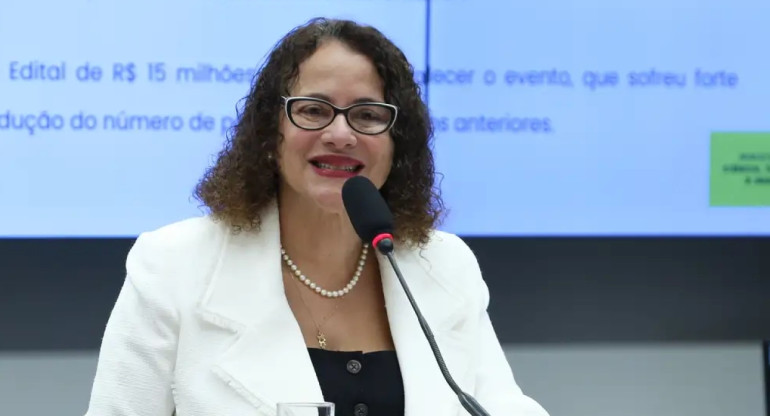 Luciana Santos, ministra de Innovación de Brasil. Fuente: Agencia Brasil