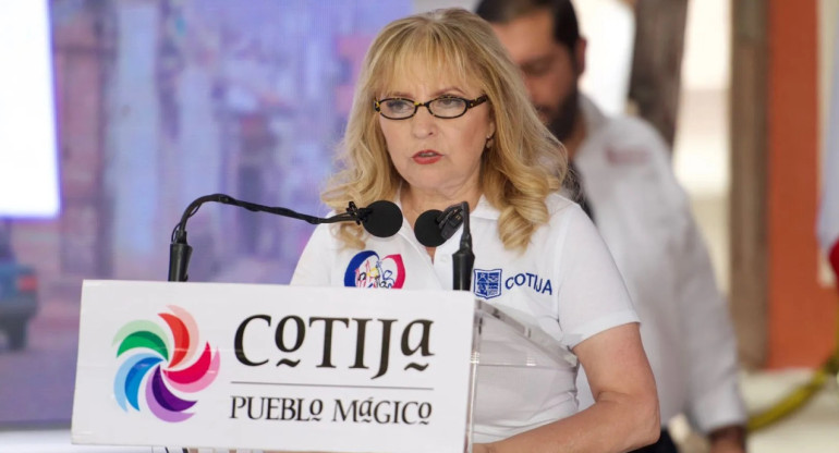 Yolanda Sánchez Figueroa, alcaldesa de Cotija, México.