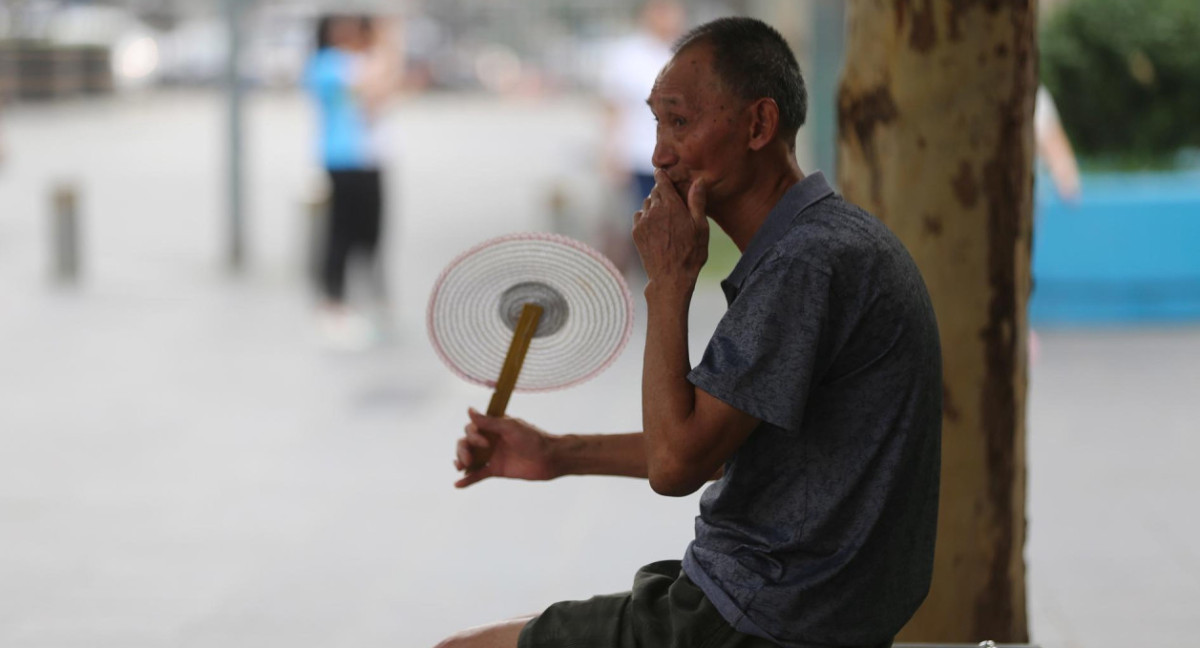 Temperatura récord en China. Foto: EFE.