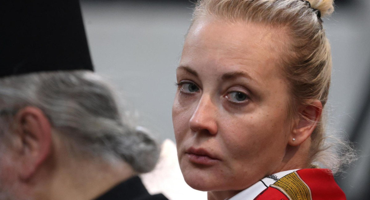 Yulia Naválnaya, la viuda del líder opositor ruso Alexéi Navalny. Foto: EFE.