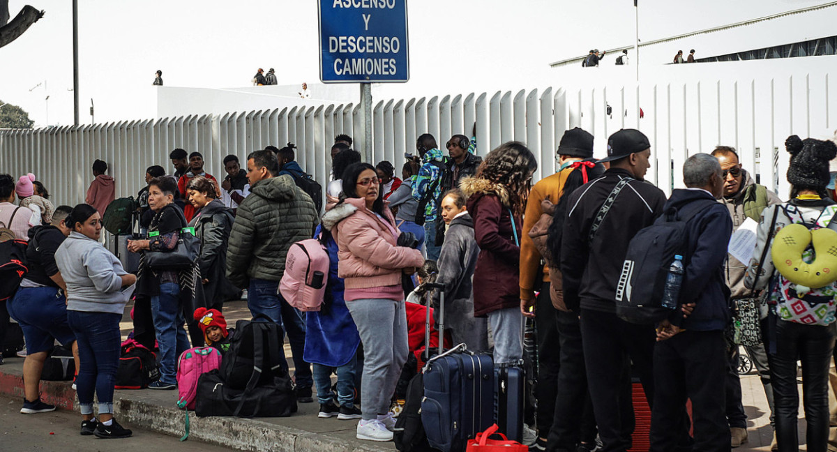 Crisis migratoria en México. Foto: EFE