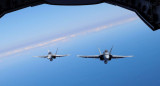 Aviones cazas. Foto: EFE