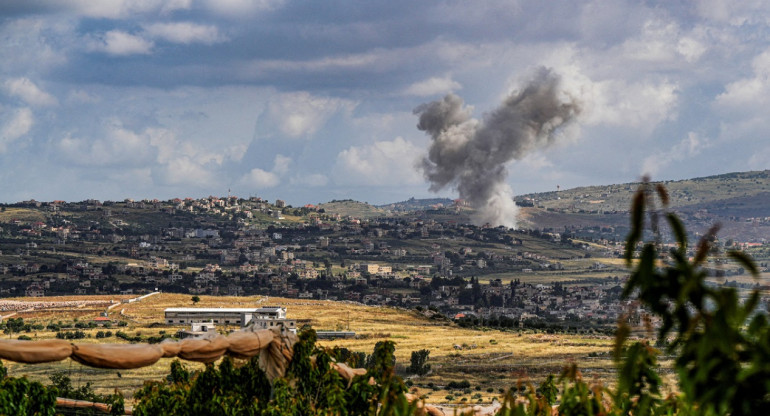Bombardeos entre Israel y Hezbollah. Foto: Reuters.