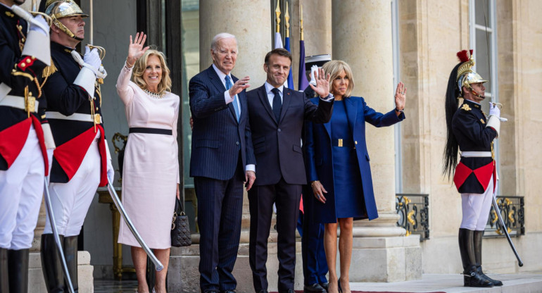 El presidente de Estados Unidos, Joe Biden, en visita de Estado a Francia. EFE