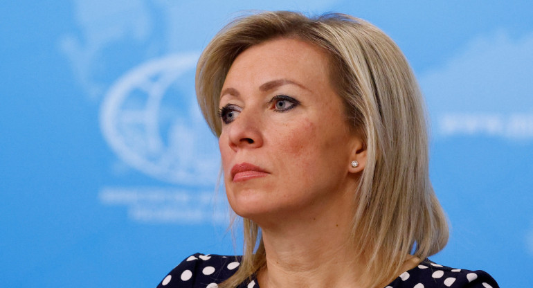 La portavoz del Ministerio de Asuntos Exteriores de Rusia, Maria Zajárova. Foto: Reuters