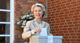 El voto de Ursula von der Leyen, presidenta de la Comisión Europea. Foto: Reuters.