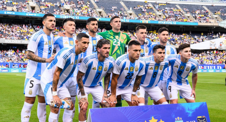 Selección Argentina vs. Ecuador. Foto: Reuters.