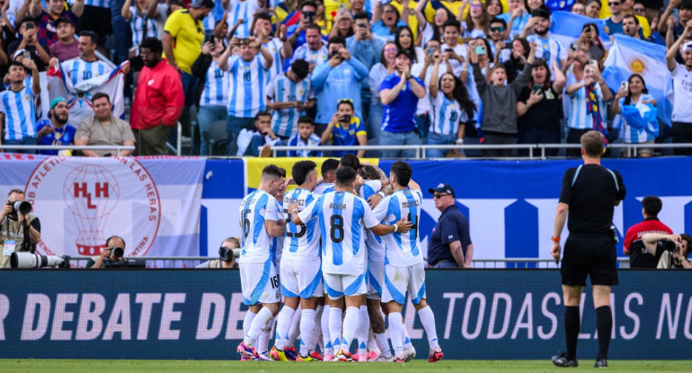 Selección Argentina vs. Ecuador. Foto: Reuters.