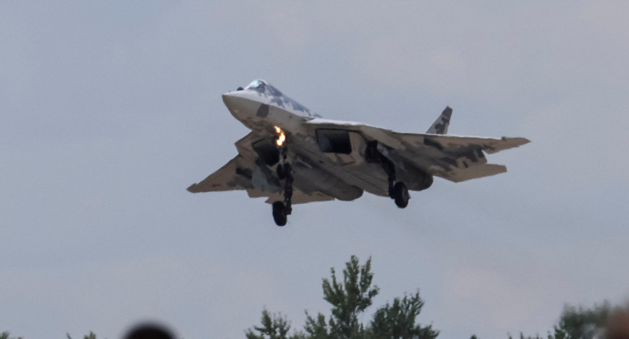 Die Ukraine hat nach eigenen Angaben zum ersten Mal in der Geschichte Russlands modernstes Kampfflugzeug beschädigt