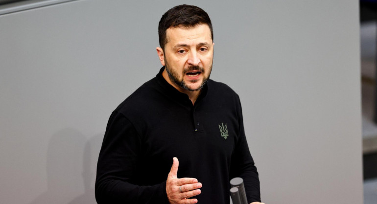 Volodímir Zelenski, presidente de Ucrania. Foto: EFE.