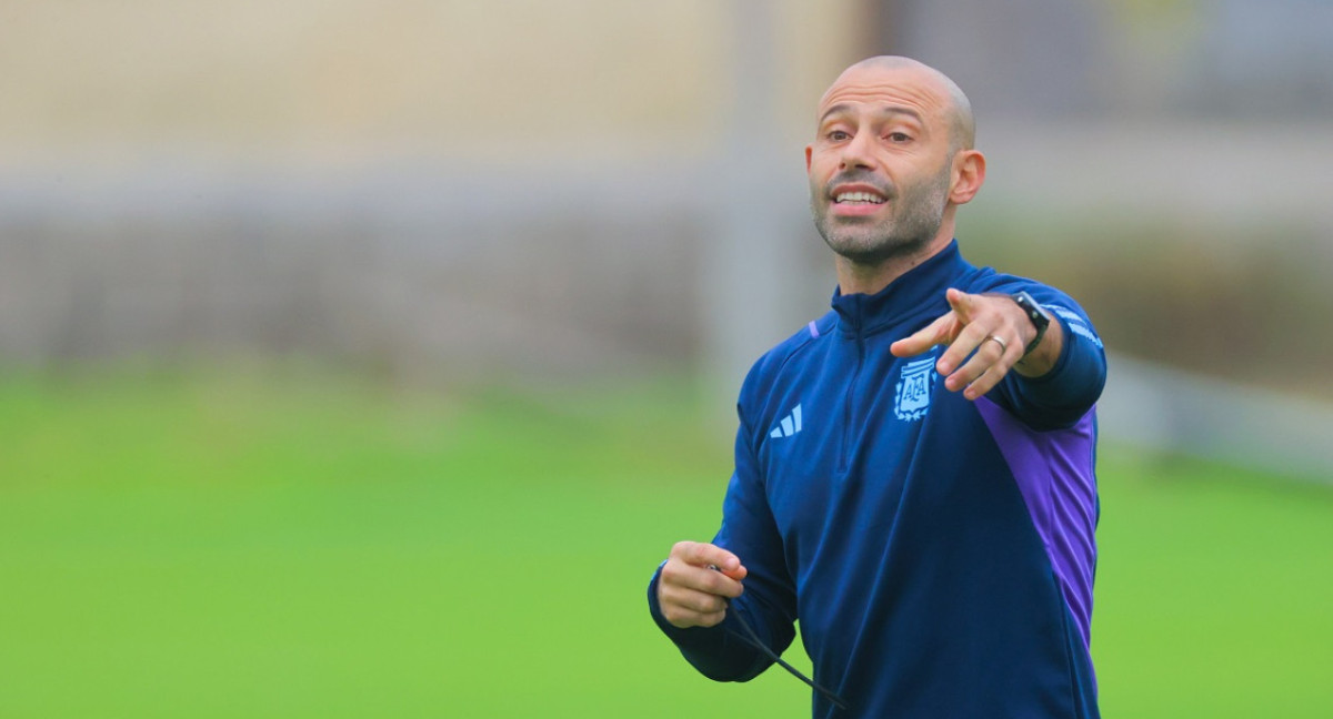 Javier Mascherano; Selección Argentina Sub 23. Foto: NA.