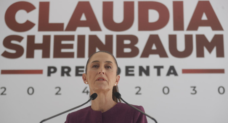 Claudia Sheinbaum, presidenta electa de México. Foto: EFE.