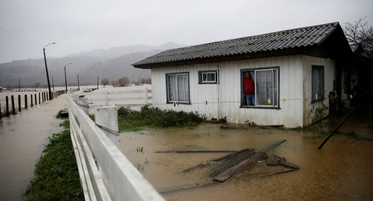 Inundaciones en Chile. Foto: Reuters