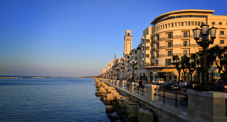 Bari, ciudad de la ragión de Apulia, en Italia. Foto: Pexels