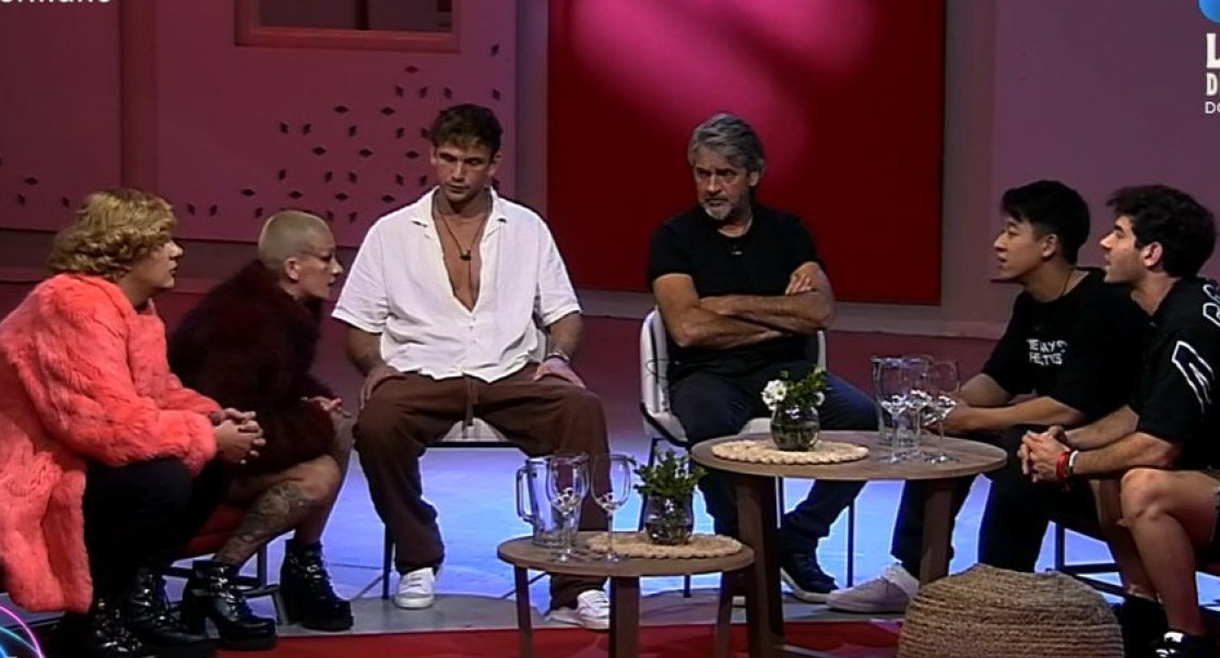 Tensión en Gran Hermano. Foto: Captura.