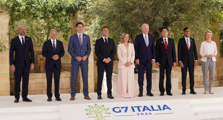 Cumbre del G7 en Italia. Foto: Reuters.