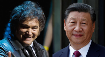 Javier Milei viajará a China para encontrarse con Xi Jinping. Fotos: EFE y Reuters.