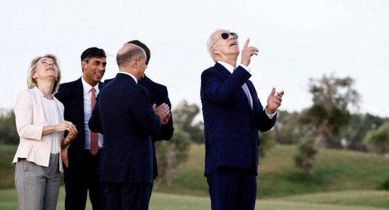Joe Biden en la Cumbre del G7. Foto: Reuters