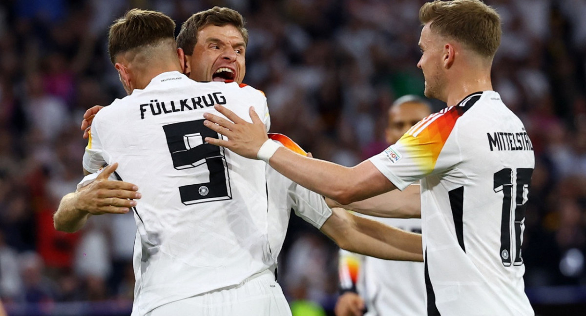 Alemania vs Escocia, Eurocopa. Foto: Reuters