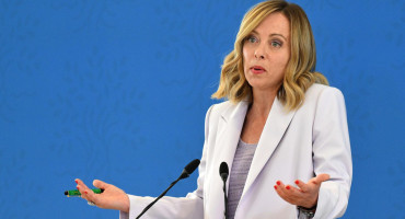 Giorgia Meloni, primera ministra de Italia. Foto: Reuters.