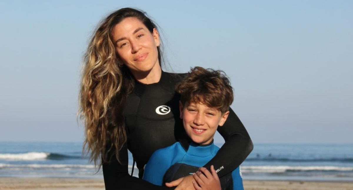 Jimena Barón y su hijo Momo. Fuente: Instagram