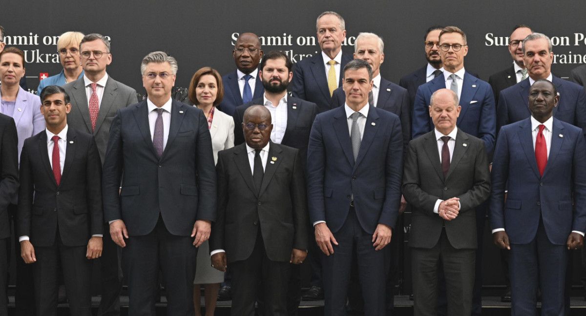 Cumbre internacional sobre Ucrania en Bürgenstock, Suiza. Foto: EFE