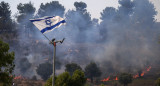 Ataque de Hezbollah en la frontera entre El Líbano e Israel. Foto: Reuters