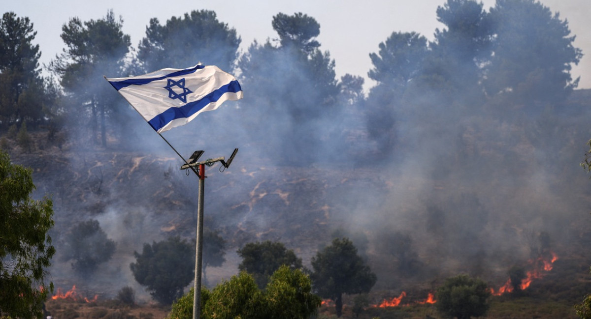 Ataque de Hezbollah en la frontera entre El Líbano e Israel. Foto: Reuters