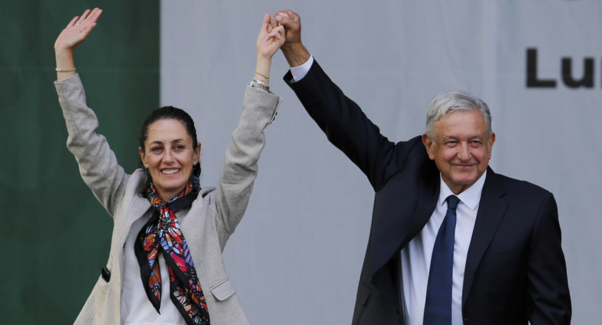 López Obrador y Claudia Sheinbaum, México. Foto: EFE