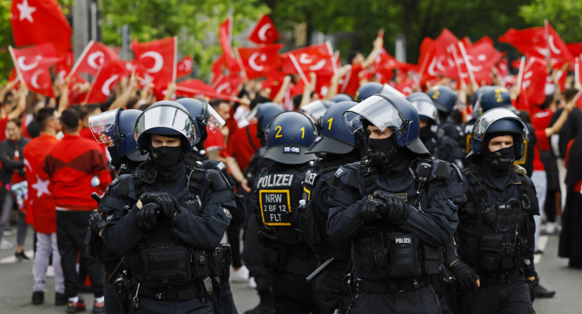 Se multiplica la seguridad en la Eurocopa. Foto: Reuters.