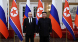 Vladimir Putin y Kim Jong-Un. Foto: EFE.