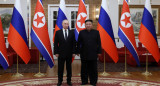 Vladimir Putin y Kim Jong-Un. Foto: EFE.