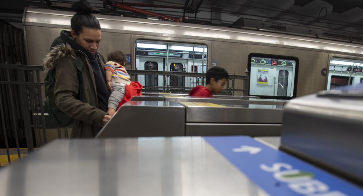 Subte, transporte. Foto: NA.