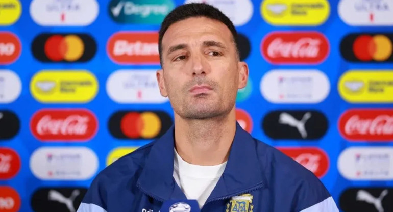 Lionel Scaloni, entrenador de la Selección Argentina. Foto: NA