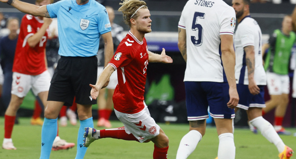 Inglaterra vs Dinamarca, Eurocopa. Foto: Reuters