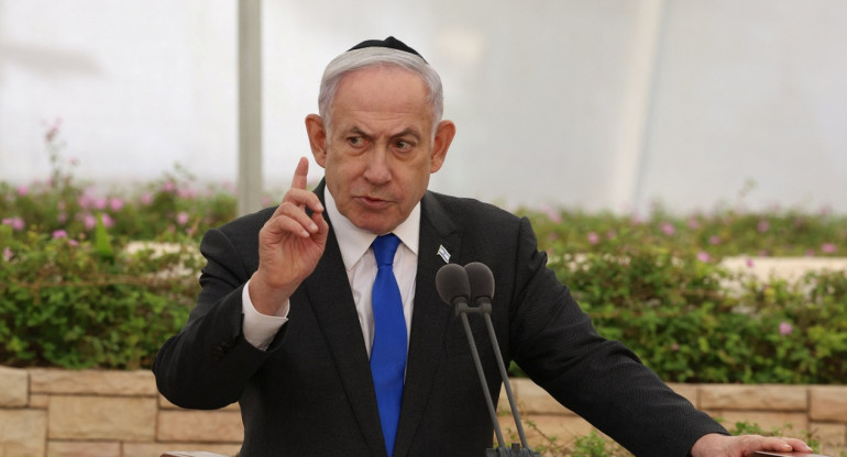 Benjamín Netanyahu, primer ministro de Israel. Foto: Reuters.
